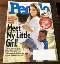 December 14, 2015 PEOPLE MAGAZINE - Cover: Sandra Bullock