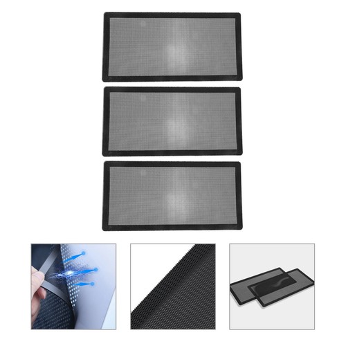 3 Pcs Dust Protection Cover Magnetic Computer Fan Filter Grills Filters - Afbeelding 3 van 12