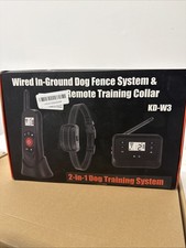 Remote Dog Training Collar  In-ground Electronic Containment Fence System Combo