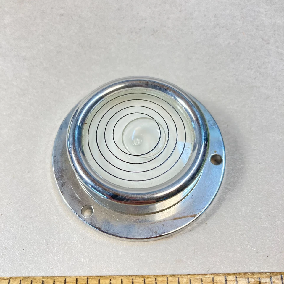 G & B Geier & Bluhm Round Bullseye Level Metal Case 1 1/2" - Image 2 of 4