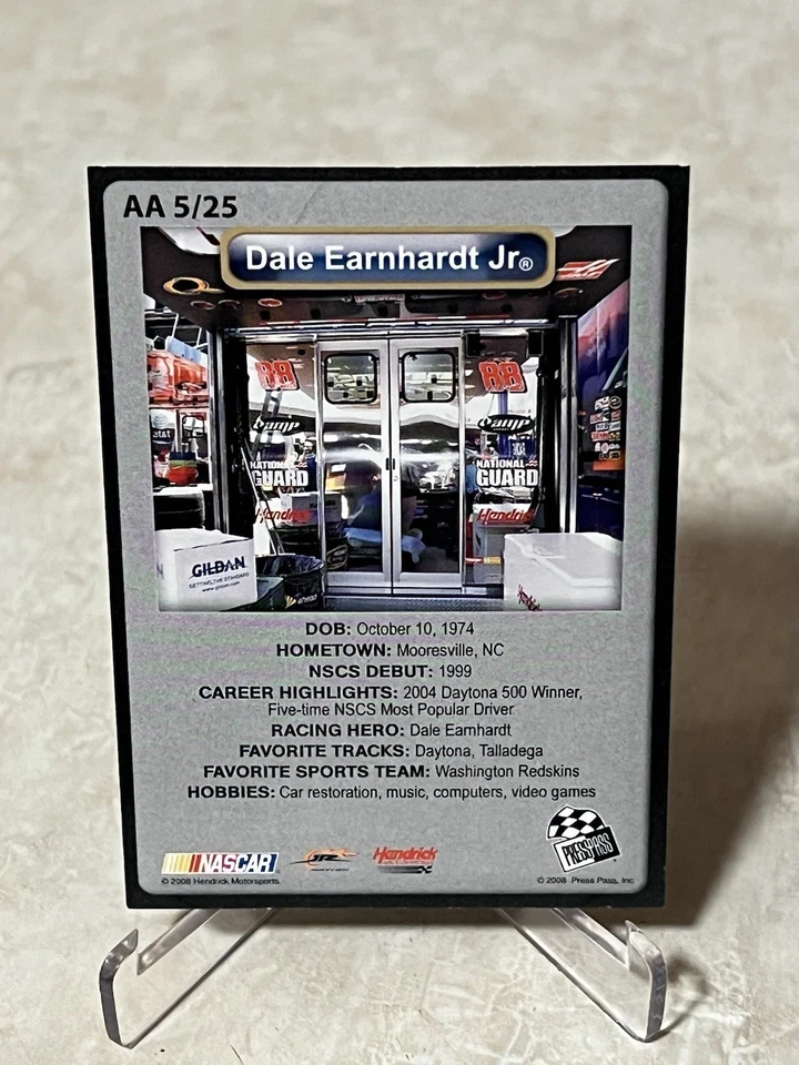 2008 Press Pass VIP Dale Earnhardt Jr. All Access Insert #AA5 Nascar - Image 2 of 2