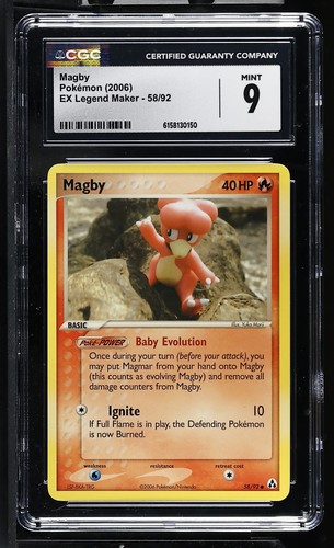 Magby graded CGC 9 for sale on eBay