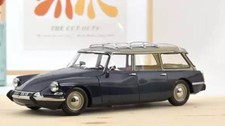 Norev 181770 1/18 Citroen ID 19 Break 1967 Orient Blue Diecast Model Car