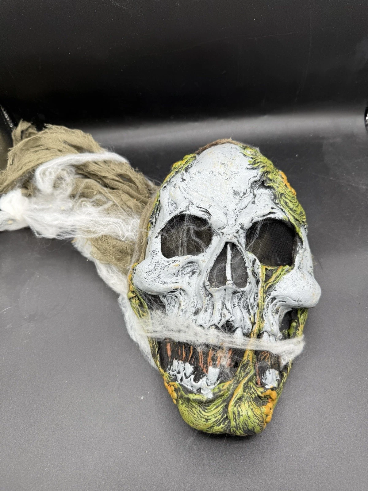 Adult SWAMP SKELETON ZOMBIE CREATURE Mask Totally Ghoul