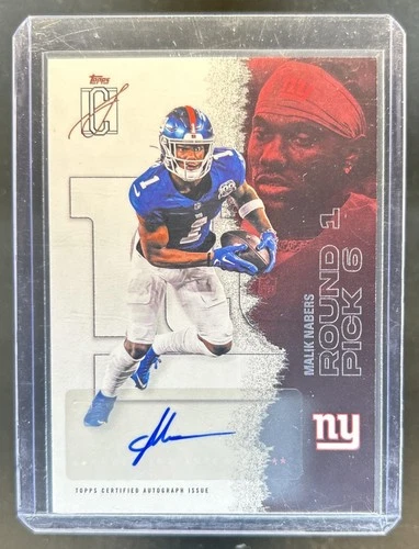 2025 Topps Signature Malik Nabers Veteran Class Autographs (RAW)