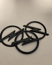 Opel Heck Emblem 145mm Schwarz – Logo für Heckklappe | Sport / Black Edition