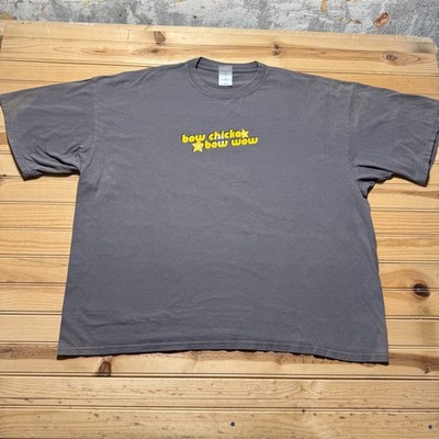 Vintage Y2K Bow Chicka Bow Wow Rooster Teeth Machinima Anime Graphic T-Shirt 3XL