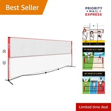 Easy Setup 20ft Portable Net for Pickleball, Tennis  Soccer - Fun Anywhere
