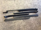 Carbon brushed decor set Audi A4 S4 B6 8E black decorative trims mouldings
