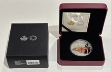 Canada RCM 2017 $50 Fine Silver Coin Monarch Migration