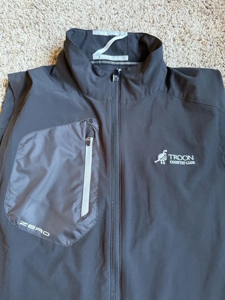 Zero Restriction Full Zip Golf Vest X-Large XL Troon Country Club Scottsdale - Image 2 of 4