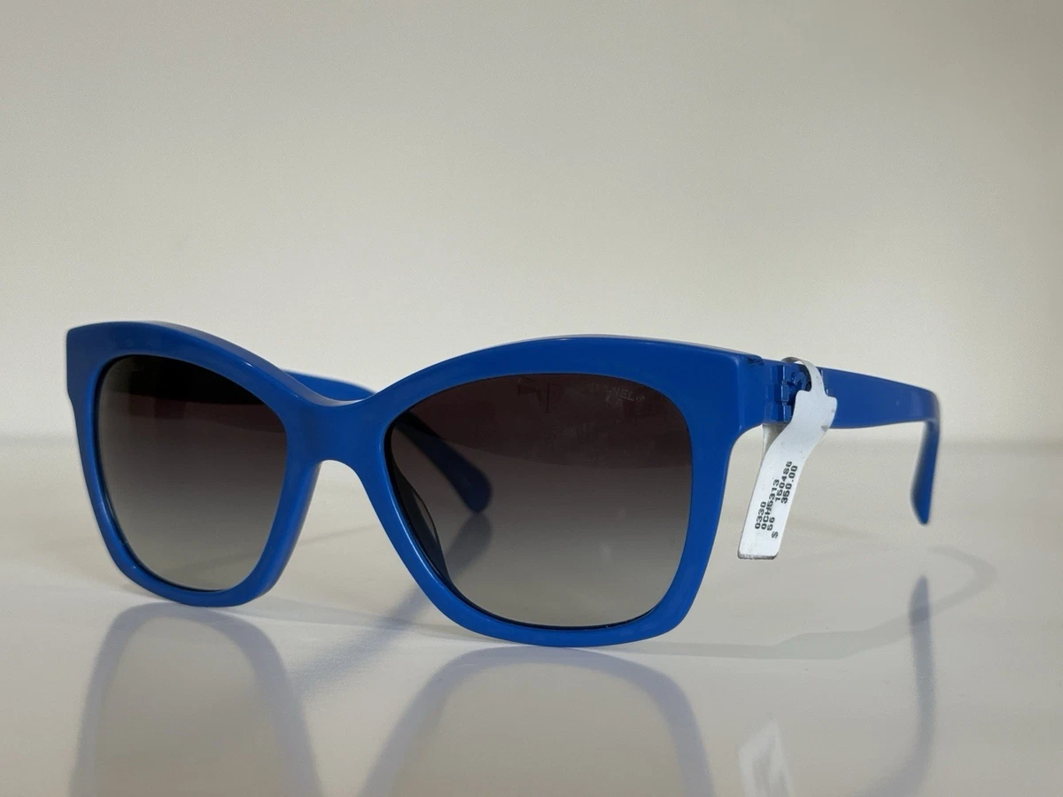 CHANEL Blue Plastic Frame Sunglasses for Women for sale | eBay