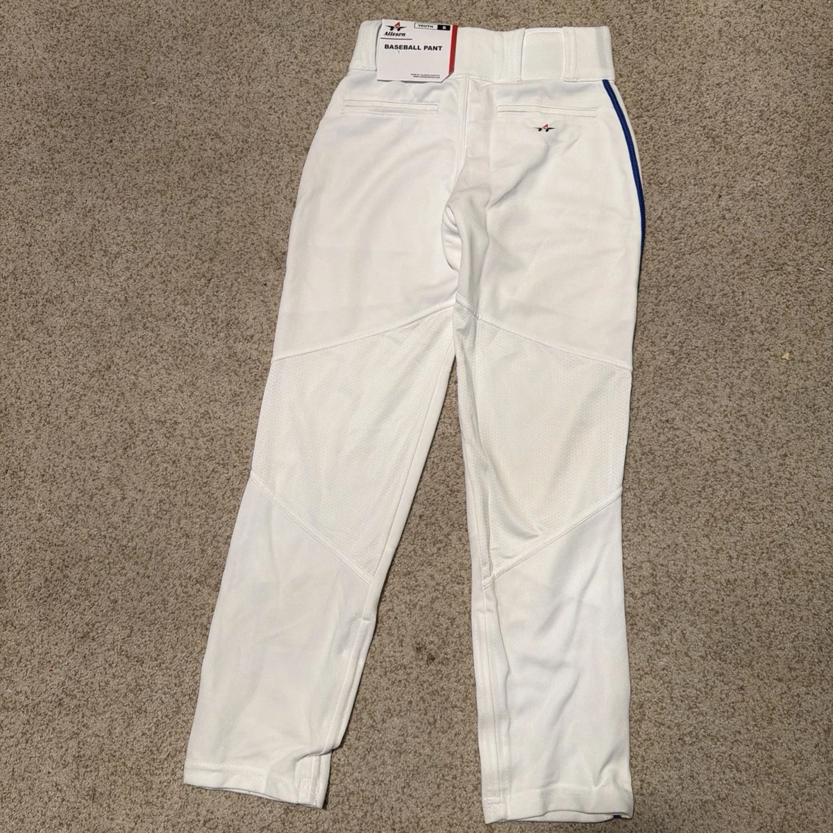 Alleson Athletic Jugend Jungen Baseballhose mit offenem Boden und Paspel Zopf 655WLBY