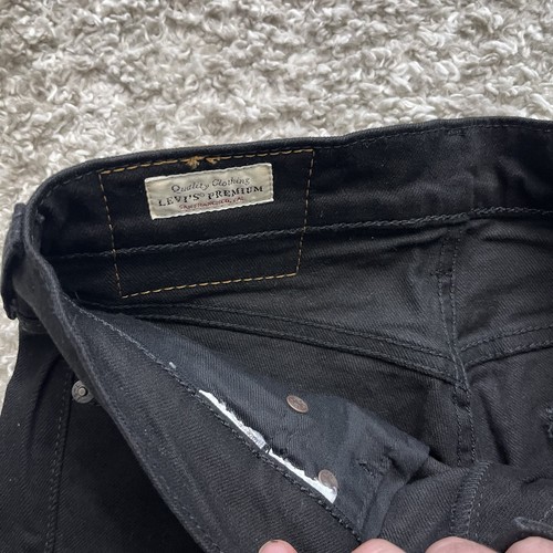 NWT Levis Lot 511 Premium Big E Jeans Mens Black Wash Slim Stretch 28x30 - Picture 4 of 8