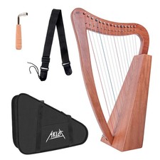 Harp, 15 Strings Mahogany Harp 22 Inch Height for Adult Professional Beginner...