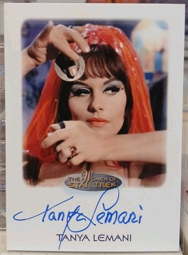 Women Of Star Trek Art & Images Tanya Lemani Autograph as Kara 2021 ST TOS