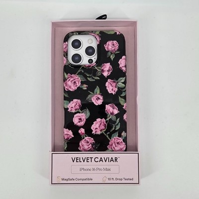 VELVET CAVIAR iPhone 16 Pro Max MagSafe Case - Pink Rose Floral - New