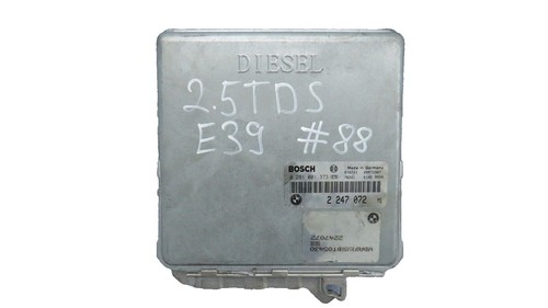 BMW E39 2.5 TDS - Motor Steuergerät / ECU 2247072 BOSCH 0281001373 ##88
