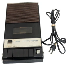 Sears Dual Power Cassette Player Model 564.216303000 VTG Tested Works w Cord +