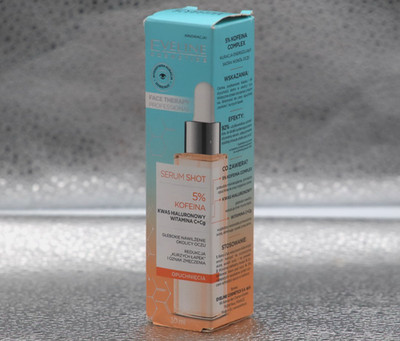 Eveline Serum Shot Augenserum gegen Augenschwellung mit 5% Koffein-Komplex 30ml
