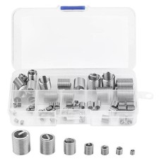 Metal Wire Thread Insert 60pcs Kit Reusable Thread Inserts for Helical Repair