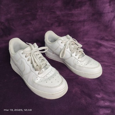 Nike Herren Air Force 1 07 315122-111 Weiß Freizeitschuhe Turnschuhe Größe UK 6