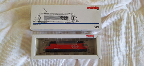 Märklin E-Lok SBB 460004-5  Nr. 3460, rot, Spur H0, in OVP | Zustand: Gebraucht