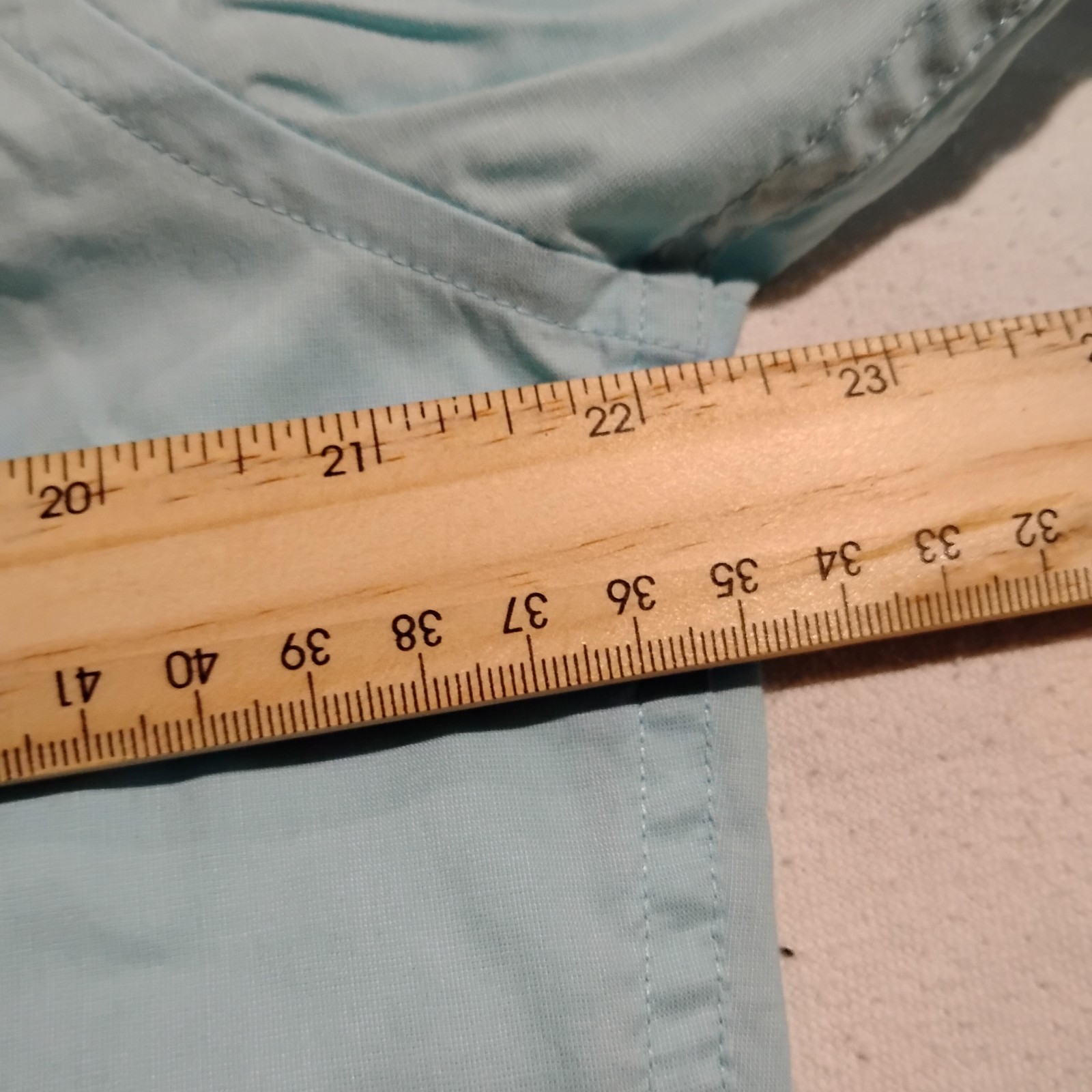 Robert Graham X Solid Light Blue Medium Shirt Con… - image 11