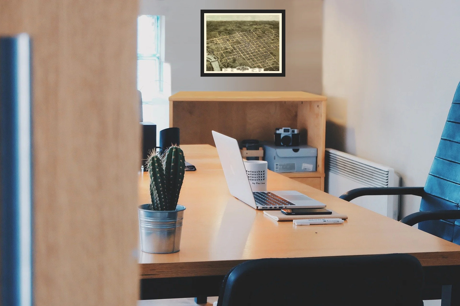 Historic Panoramic View - Columbia South Carolina - Drie 1872 - Vintage Wall Art thumbnail 4