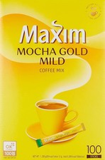  12gx 100pc Maxim Mocha Gold Instant Mild Coffee Mix