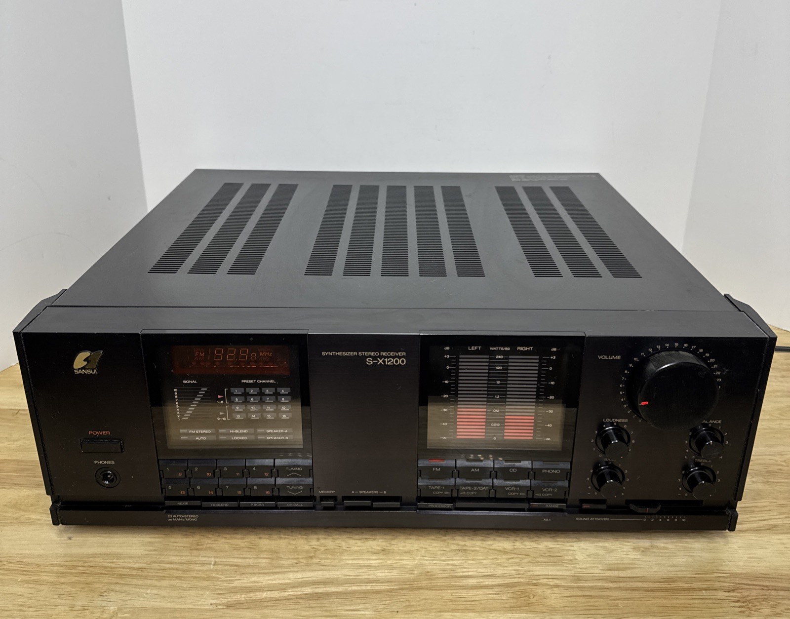 Vintage Sansui S-X1200 Stereo Receiver - 120 Watts Per Channel