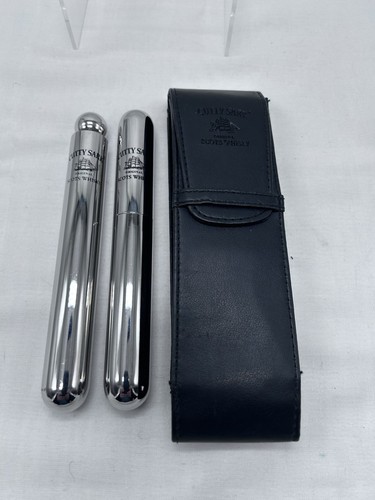Cutty Sark Stainless Steel Flask & Cigar Tube with Leather Holster Scots Whisky - Picture 2 of 10