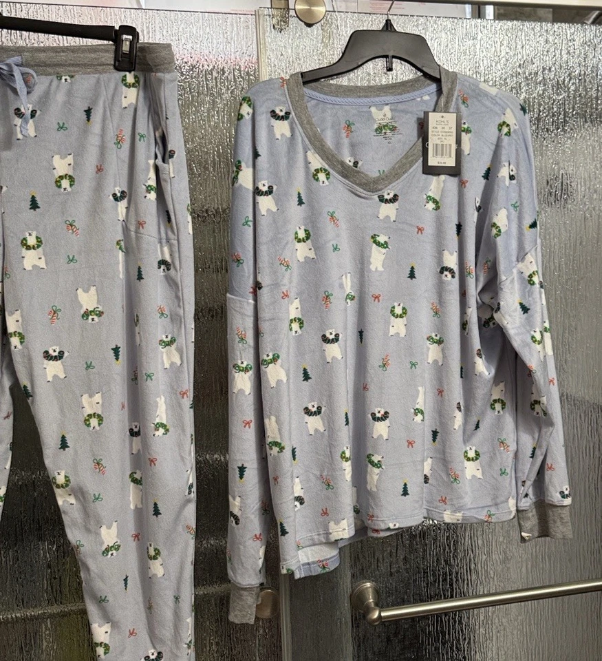 Juego de pijama Cuddl Duds desajuste XXL Top 28” P2P XL Bottoms 36x29 Damas Original $35 Foto 2 de 4