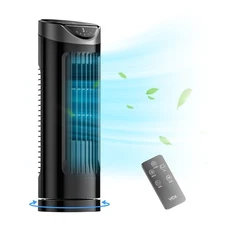 VCK 13'' Tower Fan for Bedroom 25ft/s Velocity Floor Bladeless Oscillating Fan