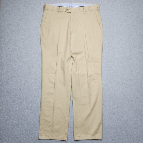 Peter Millar Pants 33 Khaki Soft Touch Twill Performance Chino Golf Casual 33x30