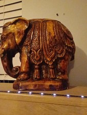 Elephant Vintage Celluloid Hollow Figure