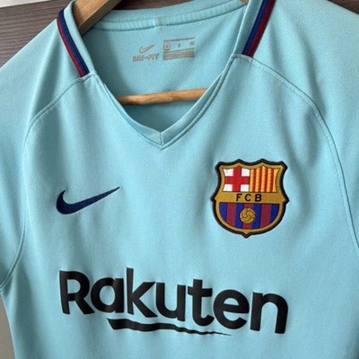 Barcelona 17-18 Andres Iniesta #8 Soccer Jersey Light Blue
