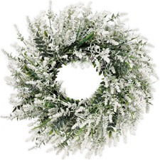 26'' Lavender  Eucalyptus Wreath - Artificial Greenery for Home Decor