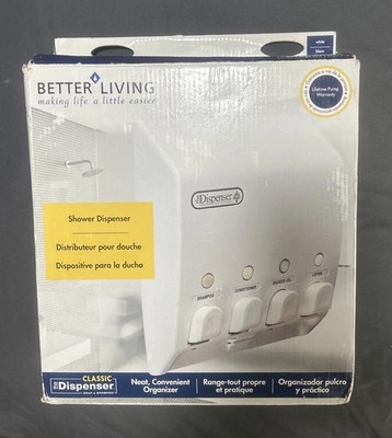 Better Living Classic Dispenser White OPEN BOX/NEW
