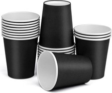 Paper Cups 8 oz 25 Pack, Disposable Paper Coffee Cups, Disposable Paper Cups for