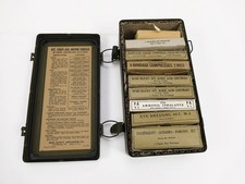 Original US Medical First Aid Box Jeep Medic Verbandkasten Metallkiste M. INHALT