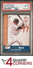2011 MULTI-AD SOUTH ATLANTIC TOP PROSPECTS #10 BRYCE HARPER RC PSA 8