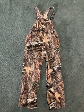 Walls Camo Overalls Kids Grow System Small, Cotton, Mossy Oak, Outdoor Hunting