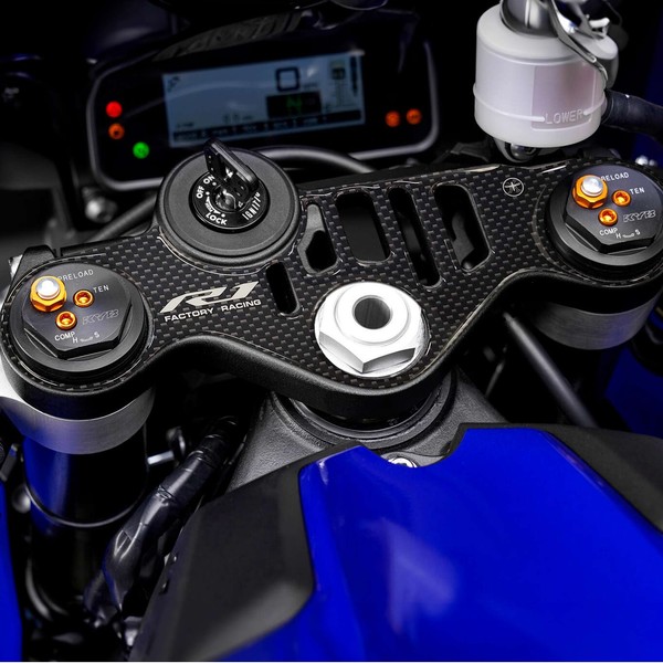 Aufkleber Gel 3D Platte Lenkung Kompatibel X Yamaha MotorräDer YZF R1 2015-2024-image