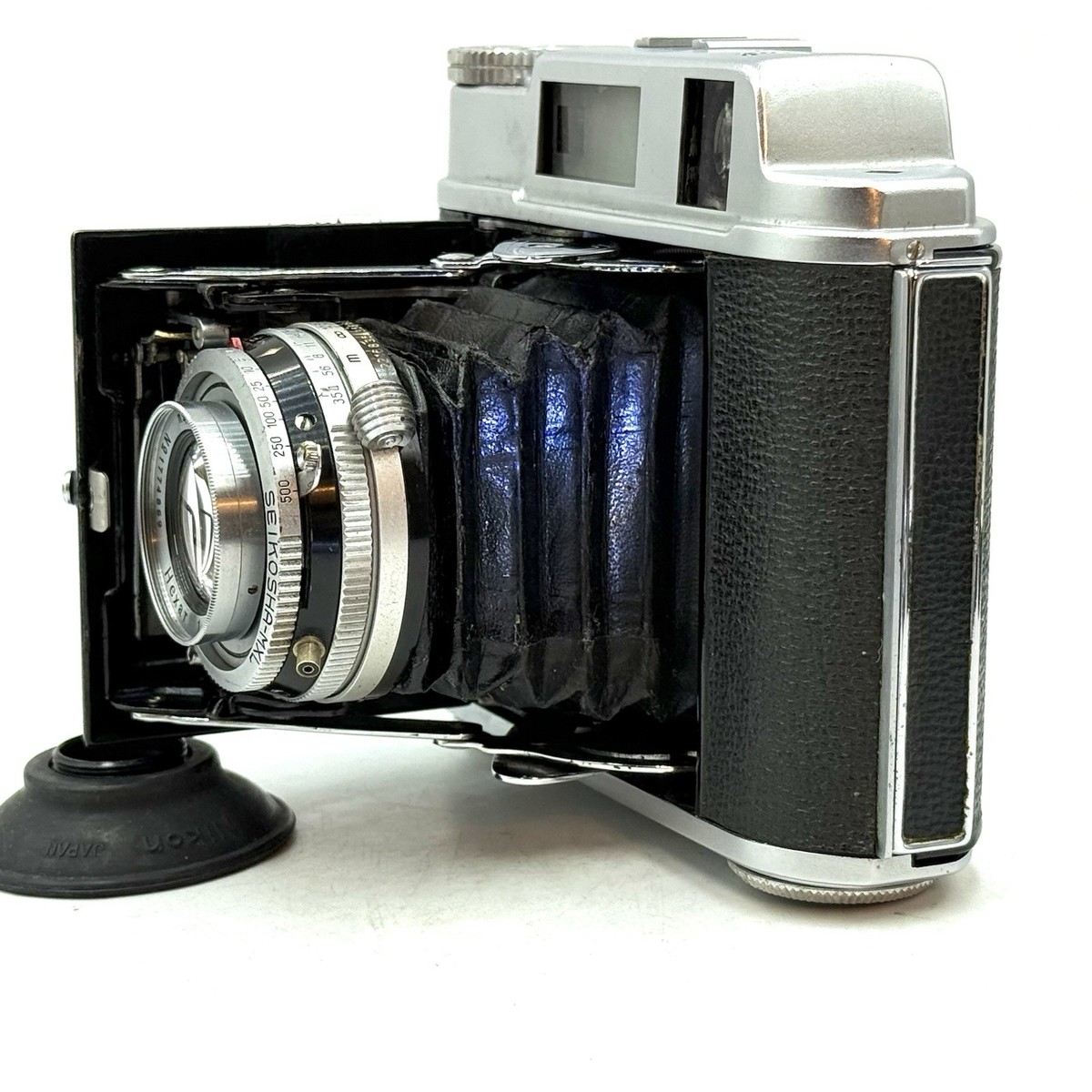 小西六 Konishiroku Pearl IV Hexer 75mm F3.5 Shutter work [For Parts] Konica Pearl IV Konishiroku Hexar 75mm F