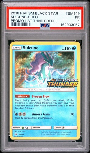 Suicune graded PSA 1 for sale on eBay