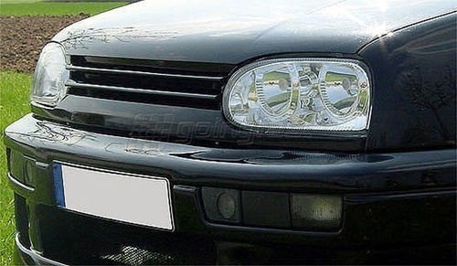 Kühlergrill Frontgrill Sport Tuning Grill ohne Emblem passend für VW Golf 3 - Bild 3 von 3