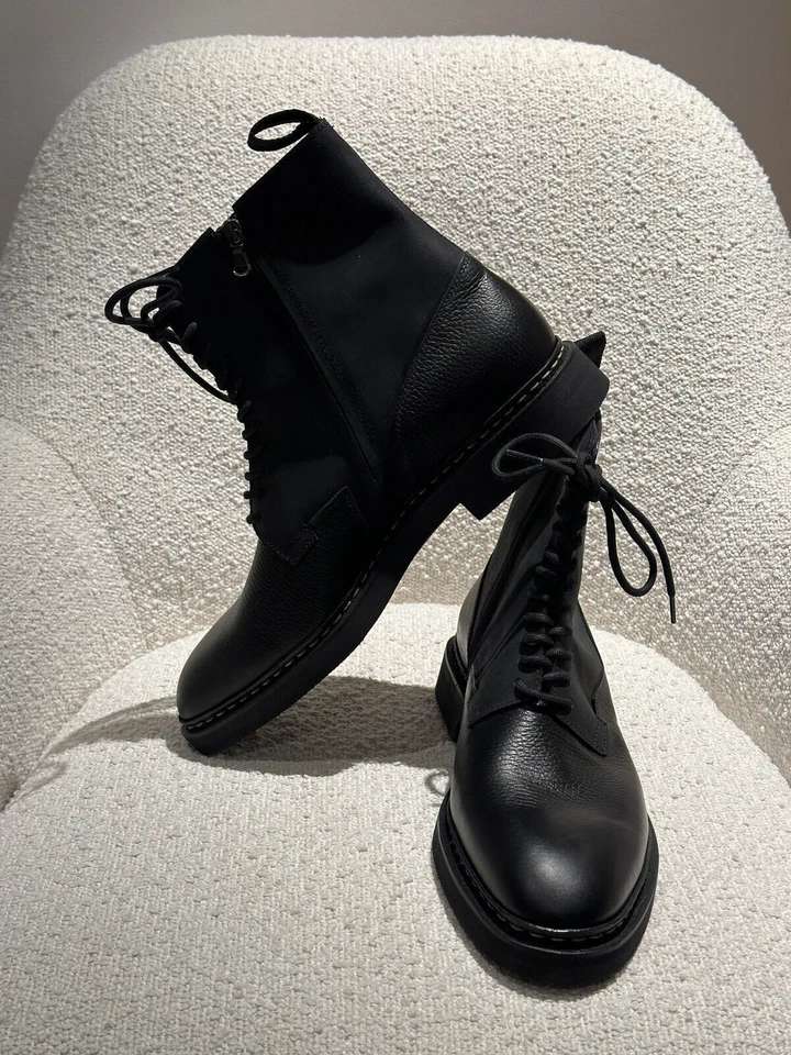 John Lobb Perth Black Grain Leather Boots Norwegian Welt UK 10 EU 44 RRP £1,750 — 第 4/4 张图片