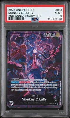 Monkey.D.Luffy (English Version 2nd Anniversary Set) OP09-061 One