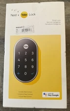 New Nest x Yale RB-YRD540-WV-619 Smart Lock with Nest Connect - Satin Nickel